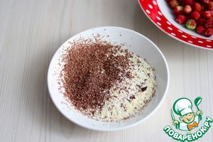 Лесная земляника в сливках с <!--more-->шоколадом